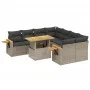 8-piece garden sofa set and gray synthetic rattan cushions by vidaXL, Garden sets - Ref: Foro24-3271683, Price: 582,22 €, Dis...