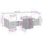 8-piece garden sofa set and gray synthetic rattan cushions by vidaXL, Garden sets - Ref: Foro24-3271669, Price: 538,96 €, Dis...