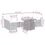 8-piece garden sofa set and gray synthetic rattan cushions by vidaXL, Garden sets - Ref: Foro24-3271669, Price: 540,12 €, Dis...