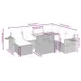 8-teiliges Gartensofa-Set und graue synthetische Rattankissen von vidaXL, Gartensets - Ref: Foro24-3275720, Preis: 514,67 €, ...