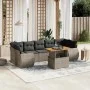 8-piece garden sofa set and gray synthetic rattan cushions by vidaXL, Garden sets - Ref: Foro24-3272110, Price: 560,59 €, Dis...