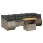 8-piece garden sofa set and gray synthetic rattan cushions by vidaXL, Garden sets - Ref: Foro24-3272110, Price: 560,59 €, Dis...