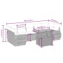 8-piece garden sofa set and gray synthetic rattan cushions by vidaXL, Garden sets - Ref: Foro24-3272110, Price: 550,91 €, Dis...