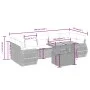 8-piece garden sofa set and gray synthetic rattan cushions by vidaXL, Garden sets - Ref: Foro24-3272110, Price: 560,59 €, Dis...