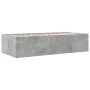 Tumbona con cajones madera ingeniería gris hormigón 90x200 cm de vidaXL, Camas y somieres - Ref: Foro24-3280877, Precio: 176,...