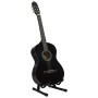 Classical guitar set for beginners, 12 pieces, black, 4/4 size, 39 inches. by vidaXL, Guitars - Ref: Foro24-70111, Price: 99,...