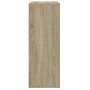 Aparador de madera de ingeniería roble Sonoma 60x31x84 cm