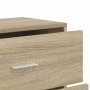 Aparador de madera de ingeniería roble Sonoma 60x31x84 cm