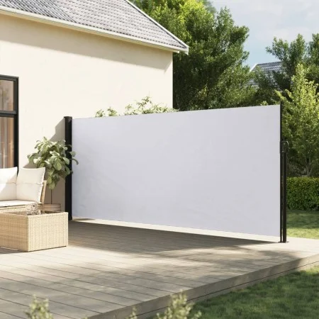 White retractable side awning 180x500 cm by vidaXL, Umbrellas - Ref: Foro24-4004451, Price: 120,76 €, Discount: %