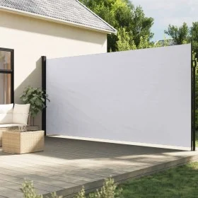 White retractable side awning 220x300 cm by vidaXL, Umbrellas - Ref: Foro24-4004376, Price: 118,66 €, Discount: %