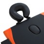 Folding massage table 2 zones black and orange wood by vidaXL, massage tables - Ref: Foro24-110203, Price: 159,79 €, Discount: %