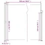 White retractable side awning 200x500 cm by vidaXL, Umbrellas - Ref: Foro24-4004466, Price: 126,57 €, Discount: %
