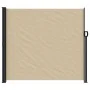 Beige retractable side awning 180x600 cm by vidaXL, Umbrellas - Ref: Foro24-4004540, Price: 126,82 €, Discount: %