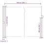 Taupe gray retractable side awning 160x500 cm by vidaXL, Umbrellas - Ref: Foro24-4004439, Price: 111,80 €, Discount: %