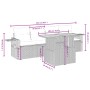 Gartensofa-Set mit Kissen, 5-teilig, graues synthetisches Rattan von vidaXL, Gartensets - Ref: Foro24-3271634, Preis: 334,90 ...