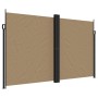 Taupe gray retractable side awning 200x1000 cm by vidaXL, Umbrellas - Ref: Foro24-4004769, Price: 173,39 €, Discount: %