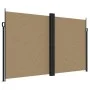 Taupe gray retractable side awning 200x1000 cm by vidaXL, Umbrellas - Ref: Foro24-4004769, Price: 170,34 €, Discount: %