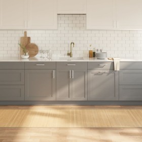 Rechteckiger Bambusteppich in heller Naturfarbe 80x1000 cm von vidaXL, Teppiche - Ref: Foro24-376933, Preis: 76,63 €, Rabatt: %