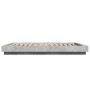 Estructura cama con luces LED madera gris hormigón 120x190 cm de vidaXL, Camas y somieres - Ref: Foro24-3281143, Precio: 174,...