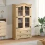 Corona cabinet with display case solid pine wood 99x43x187 cm by vidaXL, Sideboards - Ref: Foro24-4005682, Price: 379,12 €, D...