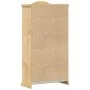 Corona cabinet with display case solid pine wood 99x43x187 cm by vidaXL, Sideboards - Ref: Foro24-4005682, Price: 379,12 €, D...