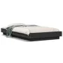 Bettgestell mit LED-Leuchten, schwarzes Holzwerkstoff, 75 x 190 cm von vidaXL, Betten und Lattenroste - Ref: Foro24-3281155, ...