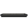 Bed frame with LED lights black engineered wood 75x190 cm by vidaXL, Beds and slatted bases - Ref: Foro24-3281155, Price: 144...