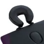Klappbare Massageliege 2 Zonen aus schwarzem und violettem Aluminium von vidaXL, Massageliegen - Ref: Foro24-110231, Preis: 1...