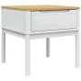 FLORO coffee table solid white pine wood 55x55x54 cm by vidaXL, Decorative tables - Ref: Foro24-374027, Price: 70,37 €, Disco...