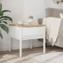 FLORO coffee table solid white pine wood 55x55x54 cm by vidaXL, Decorative tables - Ref: Foro24-374027, Price: 70,37 €, Disco...