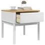 FLORO coffee table solid white pine wood 55x55x54 cm by vidaXL, Decorative tables - Ref: Foro24-374027, Price: 70,37 €, Disco...