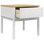 FLORO coffee table solid white pine wood 55x55x54 cm by vidaXL, Decorative tables - Ref: Foro24-374027, Price: 70,37 €, Disco...