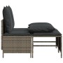 4-piece garden sofa set and gray synthetic rattan cushions by vidaXL, Garden sets - Ref: Foro24-368382, Price: 174,29 €, Disc...