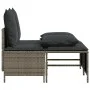 4-piece garden sofa set and gray synthetic rattan cushions by vidaXL, Garden sets - Ref: Foro24-368382, Price: 180,63 €, Disc...