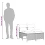 Gartensofa-Set mit Kissen, 4-teilig, beiges synthetisches Rattan von vidaXL, Gartensets - Ref: Foro24-368375, Preis: 204,07 €...