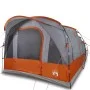 Wasserdichtes 3-Personen-Tunnelzelt in Grau und Orange von vidaXL, Zelte - Ref: Foro24-94624, Preis: 189,17 €, Rabatt: %