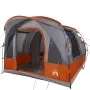 Wasserdichtes 3-Personen-Tunnelzelt in Grau und Orange von vidaXL, Zelte - Ref: Foro24-94624, Preis: 189,17 €, Rabatt: %