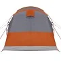 Wasserdichtes 3-Personen-Tunnelzelt in Grau und Orange von vidaXL, Zelte - Ref: Foro24-94624, Preis: 189,17 €, Rabatt: %