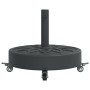 Runder Schirmständer mit Rollen für Ø38/48 mm Masten 27 kg von vidaXL, Schirmständer - Ref: Foro24-4007976, Preis: 65,64 €, R...