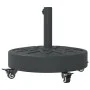 Round umbrella base with wheels for Ø38 / 48 mm masts 27 kg by vidaXL, Umbrella bases - Ref: Foro24-4007976, Price: 67,88 €, ...