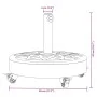 Round umbrella base with wheels for Ø38 / 48 mm masts 27 kg by vidaXL, Umbrella bases - Ref: Foro24-4007976, Price: 67,88 €, ...