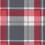 Red Checkered Oxford Cloth Lounger Cushion 200x50x3 cm by vidaXL, Cushions for chairs and sofas - Ref: Foro24-314201, Price: ...