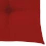 Sillas de jardín 4 uds madera maciza de teca con cojines rojos de vidaXL, Sillas de jardín - Ref: Foro24-3073025, Precio: 595...