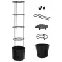 Anthracite gray polypropylene tomato planter Ø39x150 cm by vidaXL, Pots and planters - Ref: Foro24-152210, Price: 33,94 €, Di...