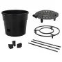 Anthracite gray polypropylene tomato planter Ø39x150 cm by vidaXL, Pots and planters - Ref: Foro24-152210, Price: 33,94 €, Di...