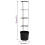 Anthracite gray polypropylene tomato planter Ø39x150 cm by vidaXL, Pots and planters - Ref: Foro24-152210, Price: 33,94 €, Di...