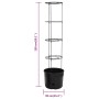 Anthracite gray polypropylene tomato planter Ø39x150 cm by vidaXL, Pots and planters - Ref: Foro24-152210, Price: 45,86 €, Di...