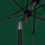 Sombrilla con luces LED y palo de aluminio verde 300 cm de vidaXL, Sombrillas - Ref: Foro24-47360, Precio: 113,46 €, Descuent...