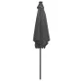 Umbrella with LED lights and anthracite gray aluminum pole 300cm by vidaXL, Umbrellas - Ref: Foro24-47362, Price: 114,01 €, D...