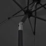 Umbrella with LED lights and anthracite gray aluminum pole 300cm by vidaXL, Umbrellas - Ref: Foro24-47362, Price: 114,01 €, D...